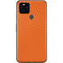 Orange Carbon Fiber Specialty Material Google Pixel 5a Skin